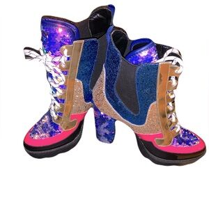 Cape Robin Sequin & Glitter Booties